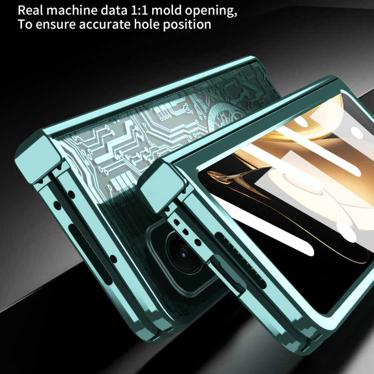 For Honor Magic V Mechanical Legend Integrated Electroplating All-inclusive Phone Case(Champagne Gold) - Honor Cases by PMC TechLife | Online Shopping South Africa | PMC TechLife | Buy Now Pay Later Mobicred