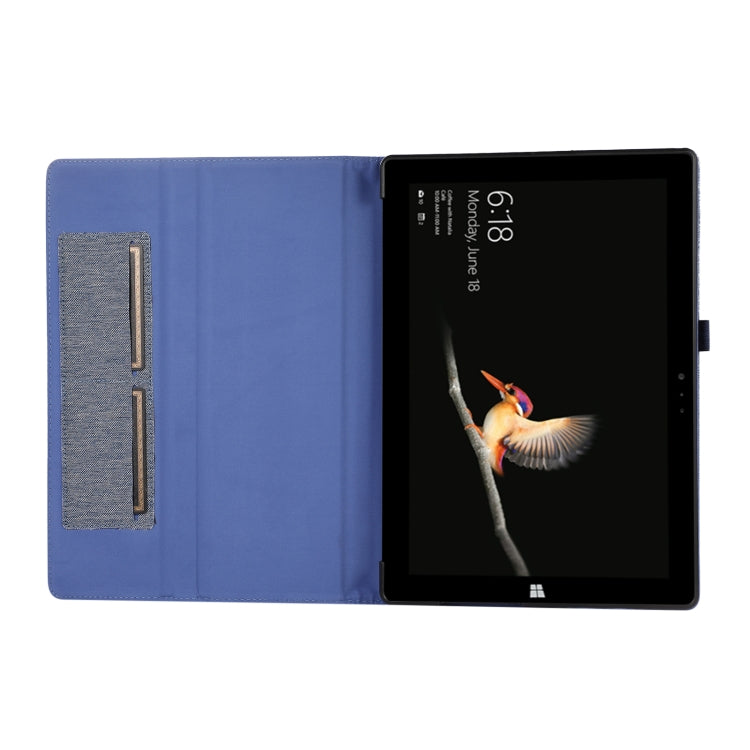 For Microsoft Surface Pro 4/5/6/7 Fabric Leather Tablet Case(Black) - Others by PMC TechLife | Online Shopping South Africa | PMC TechLife | Buy Now Pay Later Mobicred