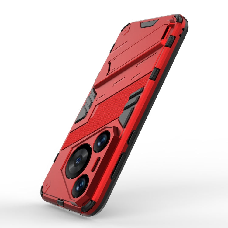 For Huawei Pura 70 Pro / 70 Pro+ Punk Armor 2 in 1 PC + TPU Phone Case with Holder(Red) - free shipping - PMC TechLife - Order now!