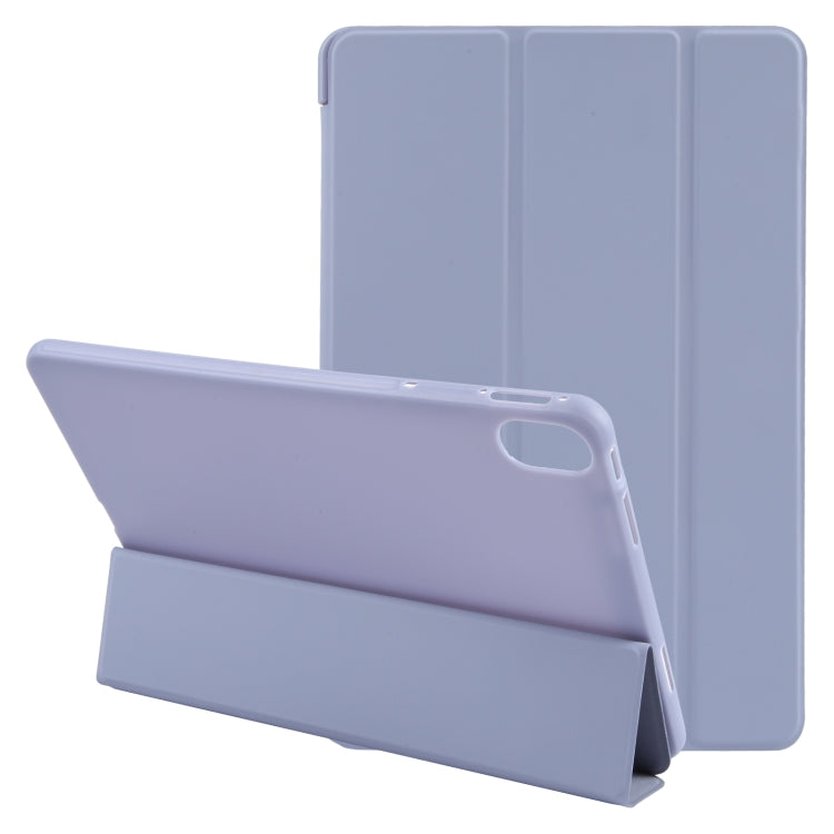 For Huawei MatePad 11 2023 GEBEI 3-folding Holder Shockproof Flip Leather Tablet Case(Light Purple) - free shipping - PMc TechLife - Order now!