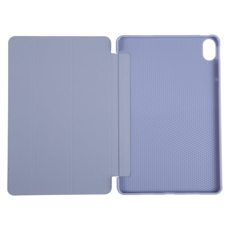For Huawei MatePad 11 2023 GEBEI 3-folding Holder Shockproof Flip Leather Tablet Case(Light Purple) - free shipping - PMc TechLife - Order now!