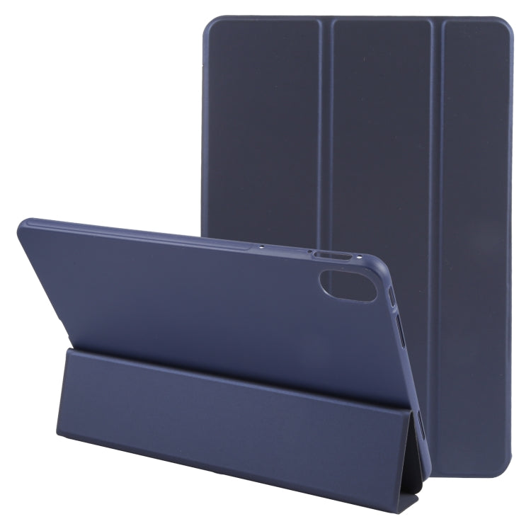 For Huawei MatePad 11 2023 GEBEI 3-folding Holder Shockproof Flip Leather Tablet Case(Dark Blue) - free shipping - PMc TechLife - Order now!