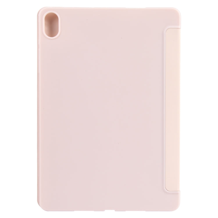 For Huawei MatePad Air 11.5 GEBEI 3-folding Holder Shockproof Flip Leather Tablet Case(Pink) - free shipping - PMc TechLife - Order now!