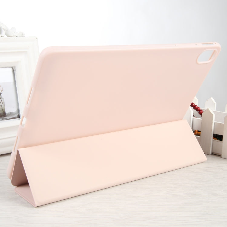 For Huawei MatePad Air 11.5 GEBEI 3-folding Holder Shockproof Flip Leather Tablet Case(Pink) - free shipping - PMc TechLife - Order now!