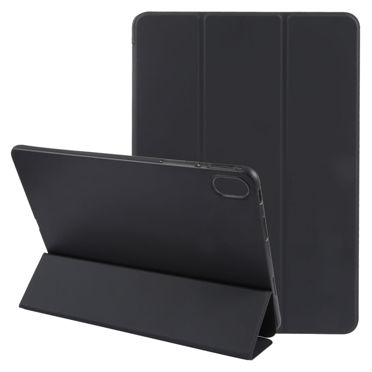 For Huawei MatePad SE 11 GEBEI 3-folding Holder Shockproof Flip Leather Tablet Case(Black) - free shipping - PMc TechLife - Order now!