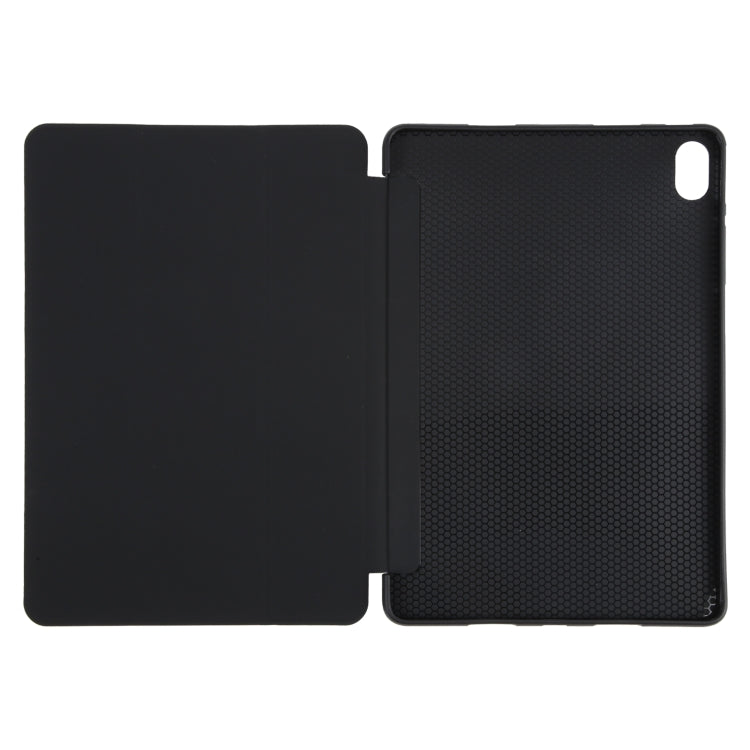 For Huawei MatePad SE 11 GEBEI 3-folding Holder Shockproof Flip Leather Tablet Case(Black) - free shipping - PMc TechLife - Order now!