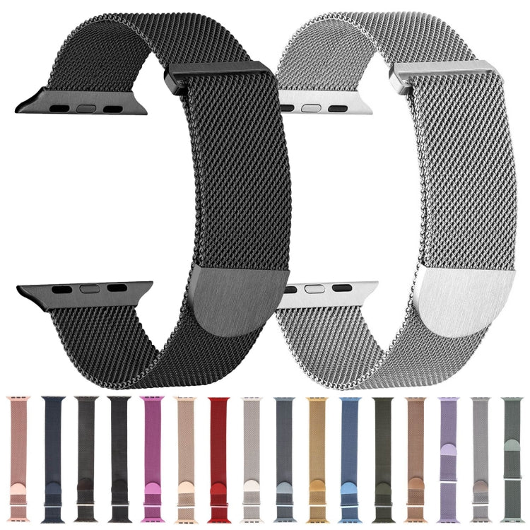 For Apple Watch Ultra 2 49mm Milanese Metal Magnetic Watch Band(Rose Gold) - free shipping - PMC TechLife - Order now!