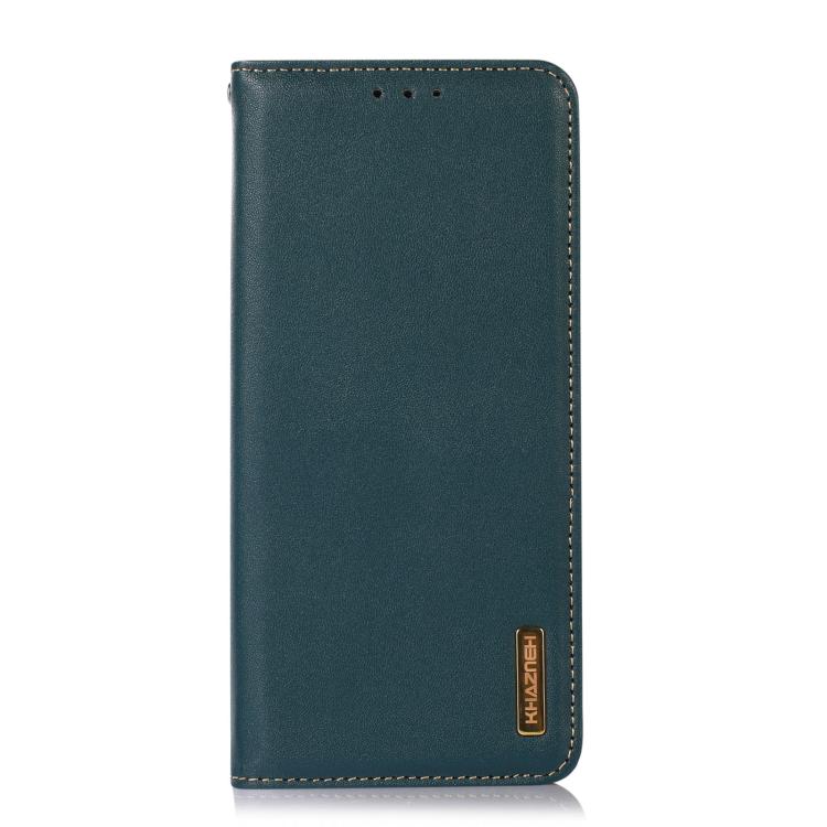 For iPhone 17 KHAZNEH Nappa Top Layer Cowhide Leather Phone Case(Green) - free shipping - PMc TechLife - Order now!