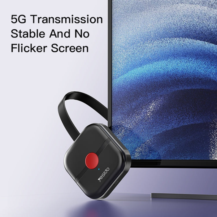 Yesido TV10 HD Wireless Screen Display Receiver, Specification:2.4G+4K(Black) - free shipping - PMC TechLife - Order now!