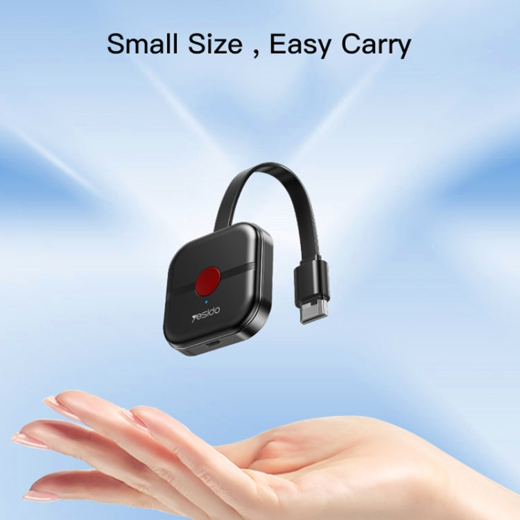 Yesido TV10 HD Wireless Screen Display Receiver, Specification:2.4G+4K(Black) - free shipping - PMC TechLife - Order now!