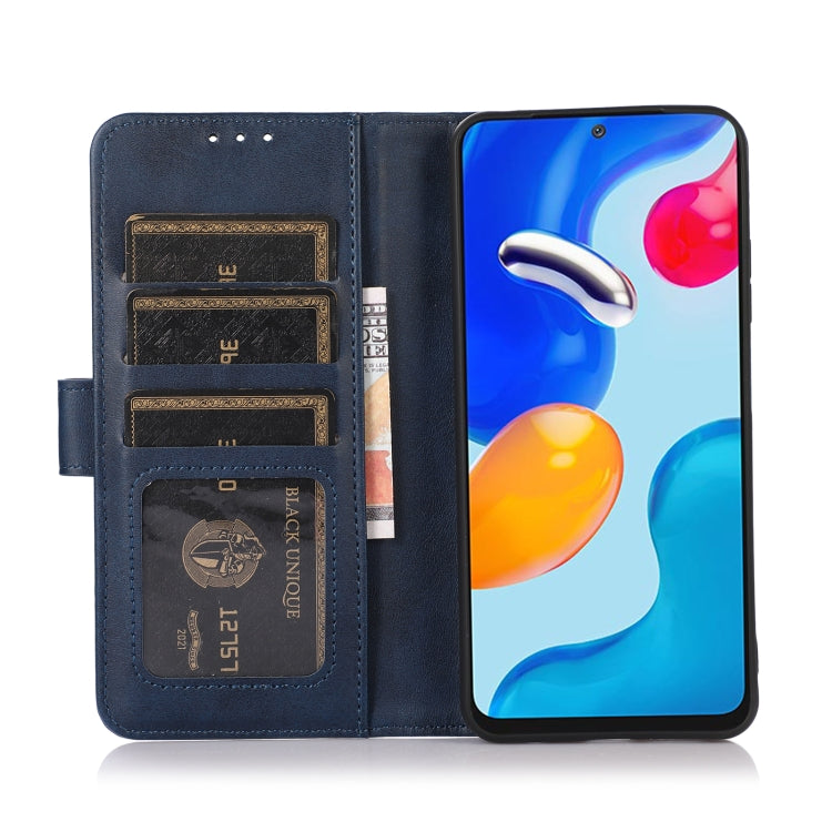 For iPhone 16 Pro Cow Texture Leather Phone Case(Blue) - iPhone 16 Pro Cases by PMC TechLife | Online Shopping South Africa | PMC TechLife | Buy Now Pay Later Mobicred