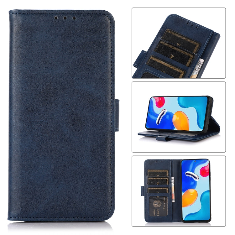 For iPhone 16 Plus Cow Texture Leather Phone Case(Blue) - free shipping - PMC TechLife - Order now!