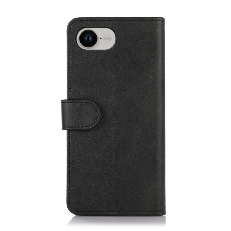 For iPhone 16e Cow Texture Leather Phone Case(Black) - iPhone 16e Cases by PMC TechLife | Online Shopping South Africa | PMC TechLife | Buy Now Pay Later Mobicred