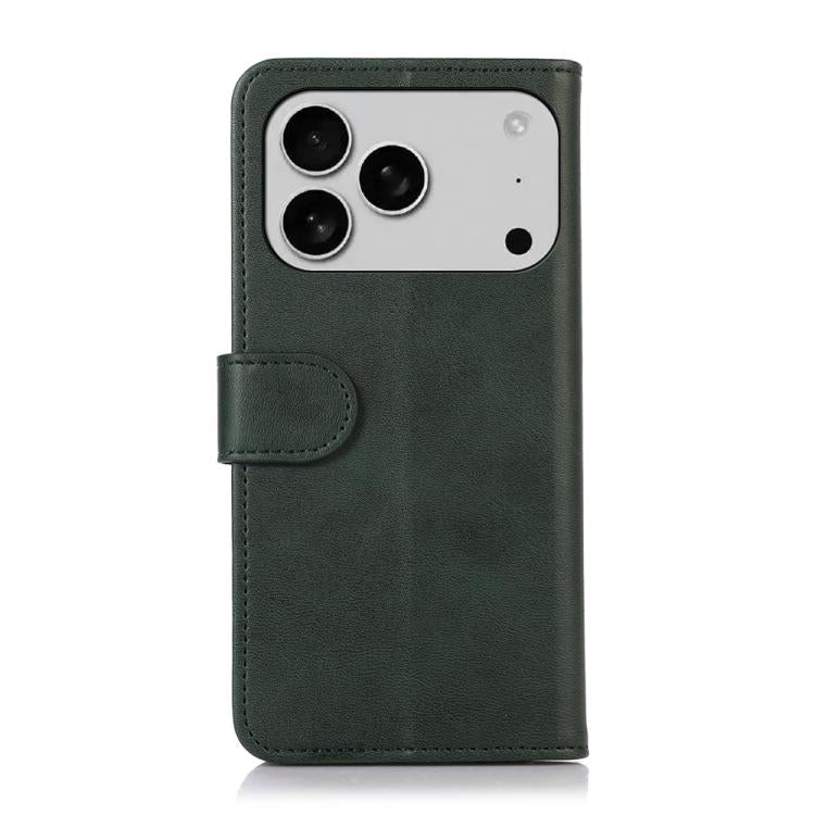 For iPhone 17 Pro Cow Texture Leather Phone Case(Green) - free shipping - PMc TechLife - Order now!
