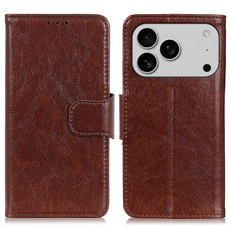 For iPhone 17 Pro Nappa Texture Leather Case(Brown) - free shipping - PMc TechLife - Order now!