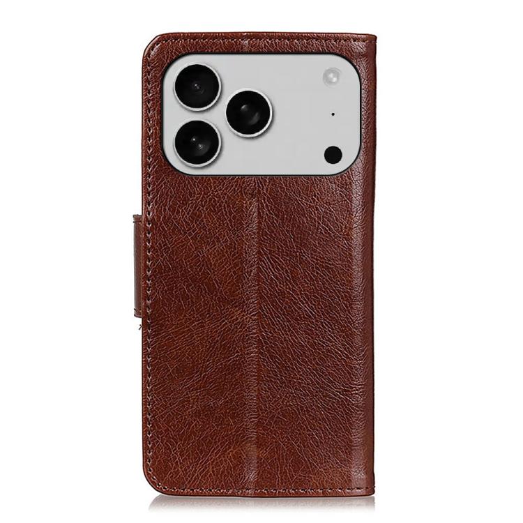 For iPhone 17 Pro Nappa Texture Leather Case(Brown) - free shipping - PMc TechLife - Order now!