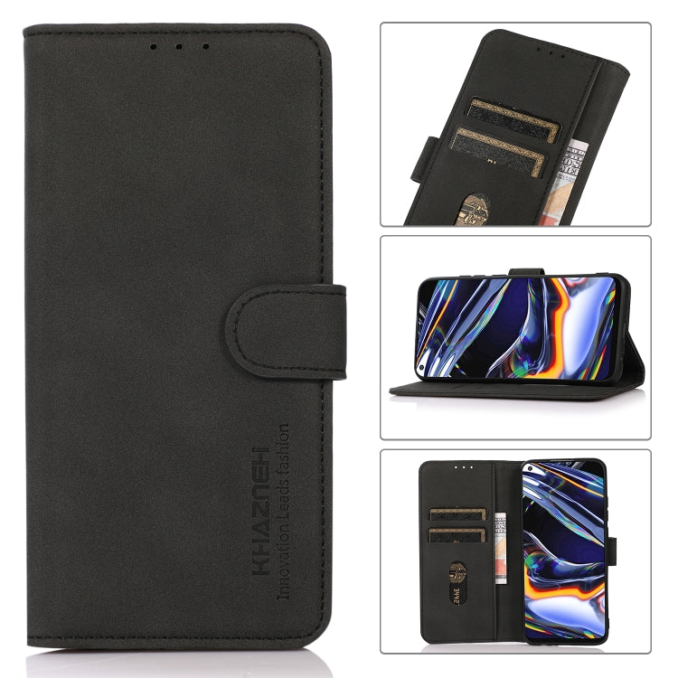 For iPhone 16 Pro Max KHAZNEH Matte Texture Leather Phone Case(Black) - iPhone 16 Pro Max Cases by PMC TechLife | Online Shopping South Africa | PMC TechLife | Buy Now Pay Later Mobicred