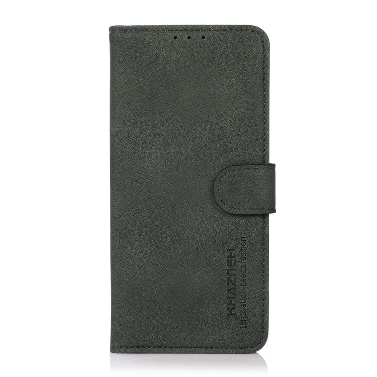 For iPhone 16 KHAZNEH Matte Texture Leather Phone Case(Green) - iPhone 16 Cases by PMC TechLife | Online Shopping South Africa | PMC TechLife | Buy Now Pay Later Mobicred