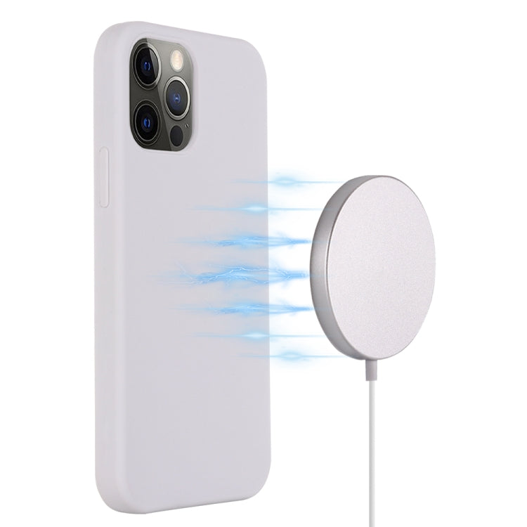 For iPhone 15 Pro Max Shockproof Silicone Magsafe Phone Case(White) - iPhone 15 Pro Max Cases by PMC TechLife | Online Shopping South Africa | PMC TechLife