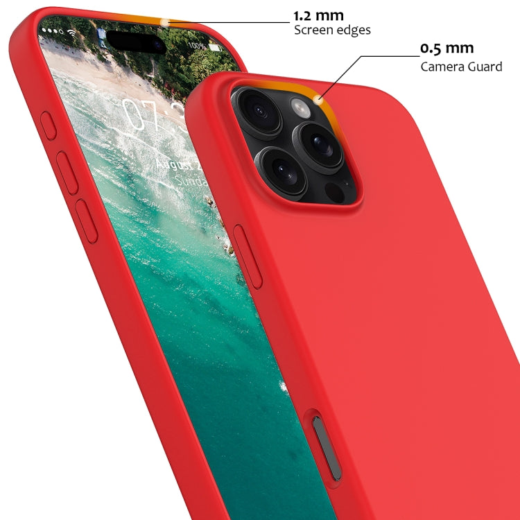 For iPhone 16 Pro Max Shockproof Silicone Magsafe Phone Case(Red) - iPhone 16 Pro Max Cases by PMC TechLife | Online Shopping South Africa | PMC TechLife | Buy Now Pay Later Mobicred