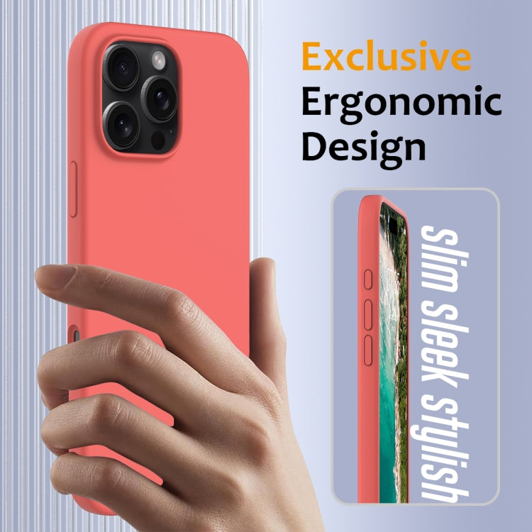 For iPhone 16 Pro Shockproof Silicone Magsafe Phone Case(Pink Orange) - free shipping - PMC TechLife - Order now!