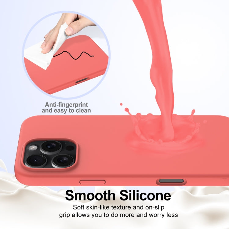 For iPhone 16 Pro Shockproof Silicone Magsafe Phone Case(Pink Orange) - free shipping - PMC TechLife - Order now!