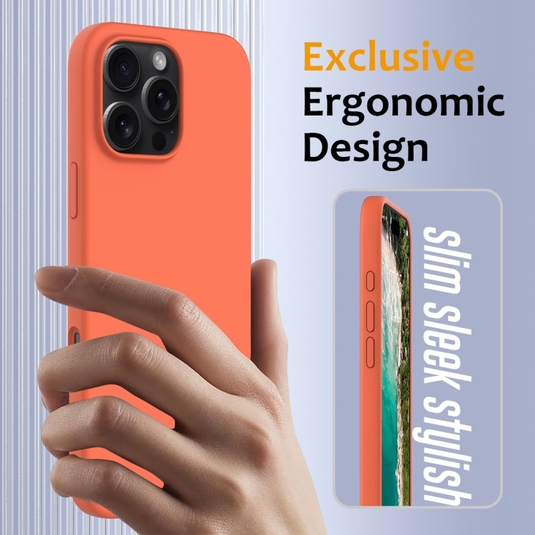 For iPhone 16 Pro Shockproof Silicone Magsafe Phone Case(Gold Orange) - iPhone 16 Pro Cases by PMC TechLife | Online Shopping South Africa | PMC TechLife | Buy Now Pay Later Mobicred