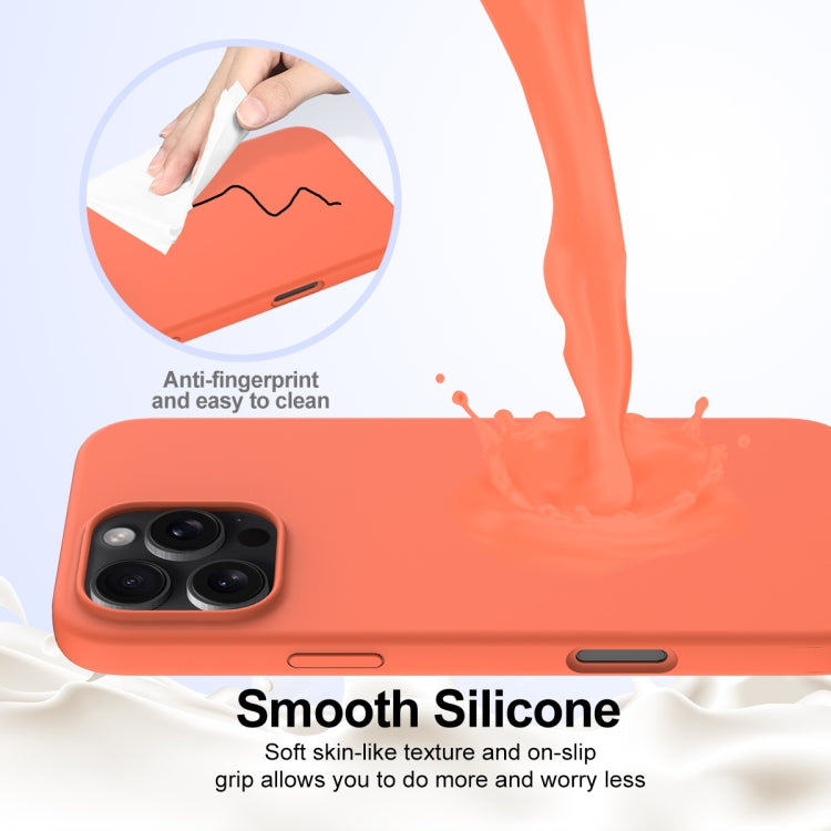 For iPhone 16 Pro Shockproof Silicone Magsafe Phone Case(Gold Orange) - iPhone 16 Pro Cases by PMC TechLife | Online Shopping South Africa | PMC TechLife | Buy Now Pay Later Mobicred