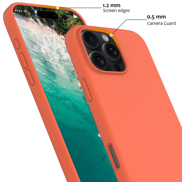 For iPhone 16 Pro Shockproof Silicone Magsafe Phone Case(Gold Orange) - iPhone 16 Pro Cases by PMC TechLife | Online Shopping South Africa | PMC TechLife | Buy Now Pay Later Mobicred