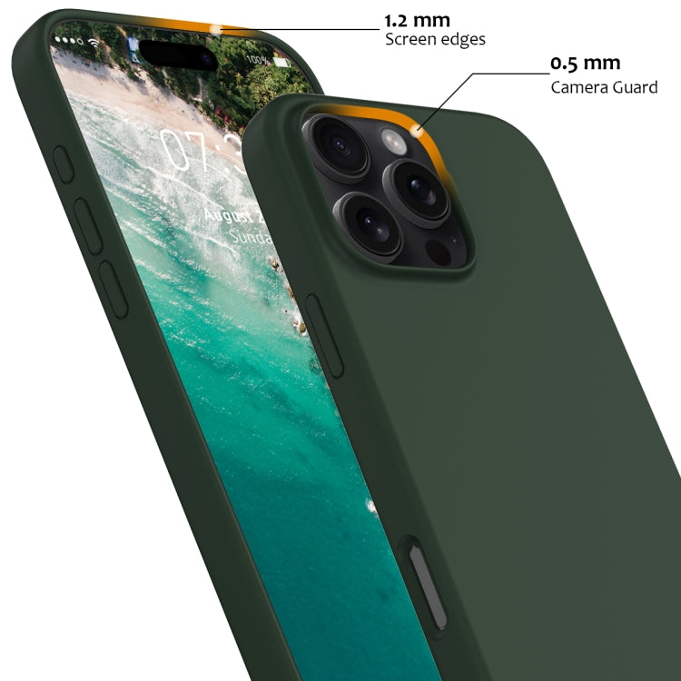For iPhone 16 Pro Shockproof Silicone Magsafe Phone Case(Dark Green) - iPhone 16 Pro Cases by PMC TechLife | Online Shopping South Africa | PMC TechLife | Buy Now Pay Later Mobicred