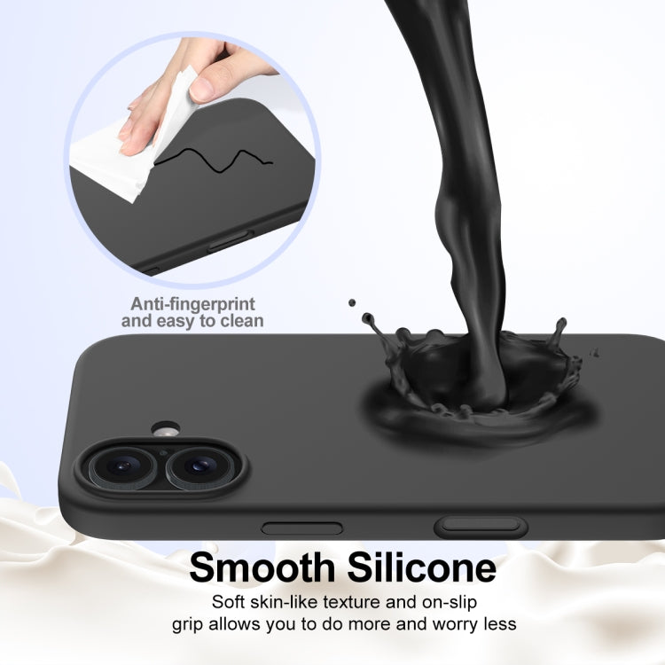 For iPhone 16 Plus Shockproof Silicone Magsafe Phone Case(Black) - iPhone 16 Plus Cases by PMC TechLife | Online Shopping South Africa | PMC TechLife | Buy Now Pay Later Mobicred