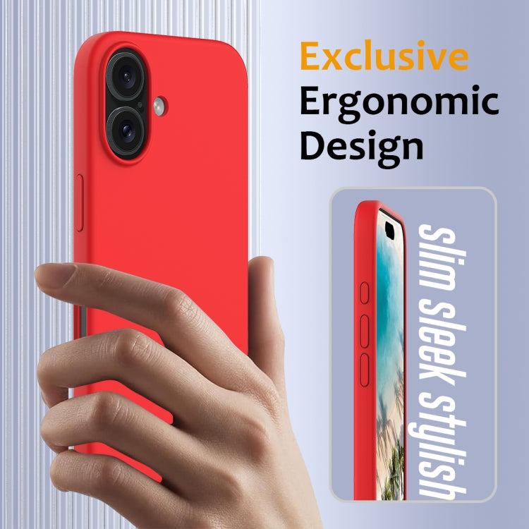 For iPhone 16 Plus Shockproof Silicone Magsafe Phone Case(Red) - iPhone 16 Plus Cases by PMC TechLife | Online Shopping South Africa | PMC TechLife | Buy Now Pay Later Mobicred