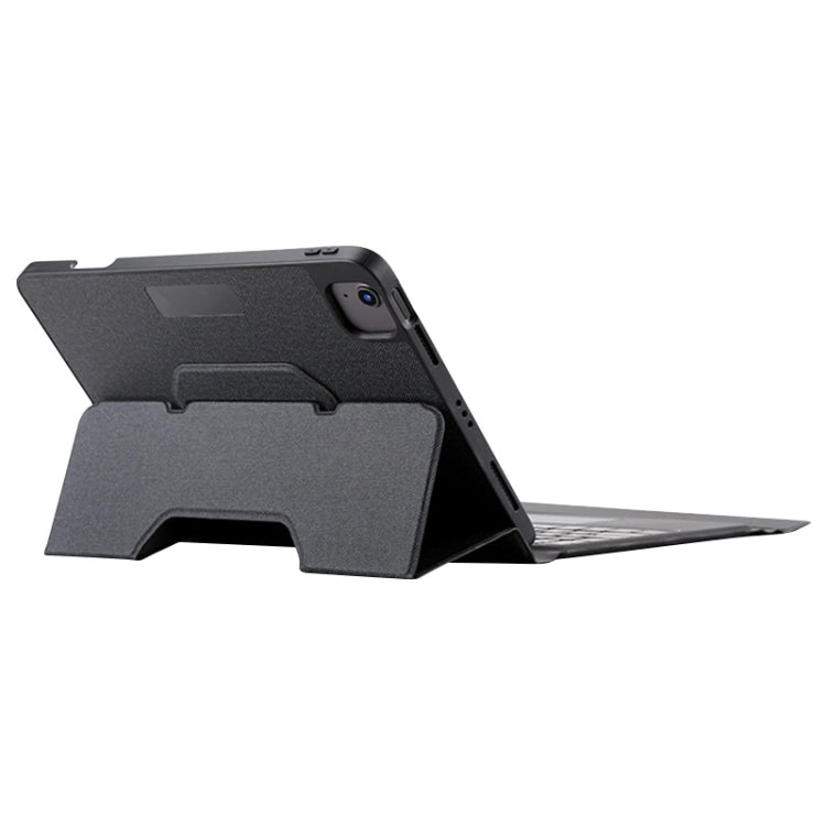 For iPad 10th Gen 10.9 2022 Integrated Bluetooth Keyboard Leather Case with Backlight & Touchpad(Black) - Universal by PMC Jewellery | Online Shopping South Africa | PMC Jewellery | Buy Now Pay Later Mobicred