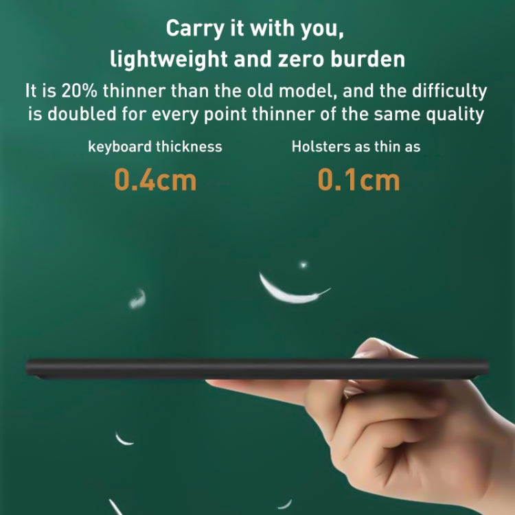 For iPad Pro 12.9 2022 / 2021 / 2020 Integrated Bluetooth Keyboard Leather Case with Backlight & Touchpad(Black) - For iPad Pro by PMC TechLife | Online Shopping South Africa | PMC TechLife