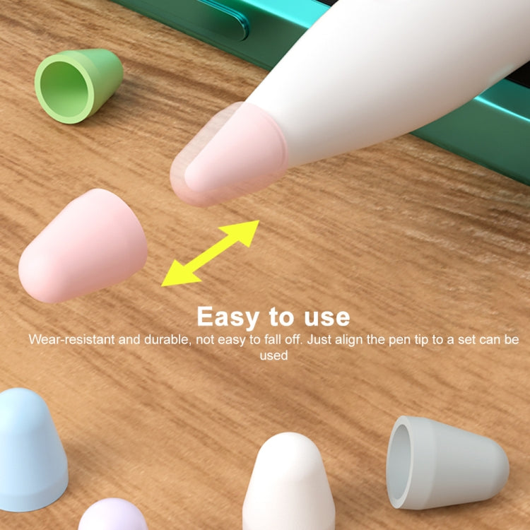 For Xiaomi Stylus Pen 2 8pcs / Set Silicone Wear-resistant Stylus Nib Cover(Transparent) - Pencil Accessories by PMC TechLife | Online Shopping South Africa | PMC TechLife