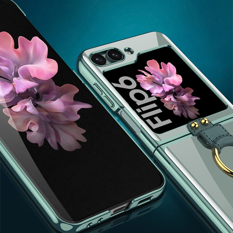 For Samsung Galaxy Z Flip6 / Flip7 FE GKK Electroplating Phone Case with Ring(Black) - free shipping - PMC Jewellery - Order now!