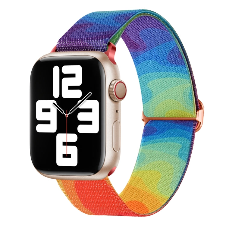 For Apple Watch 38mm Painted Pattern Nylon Replacement Watch Band(Liquid Colorful) - free shipping - PMc TechLife - Order now!