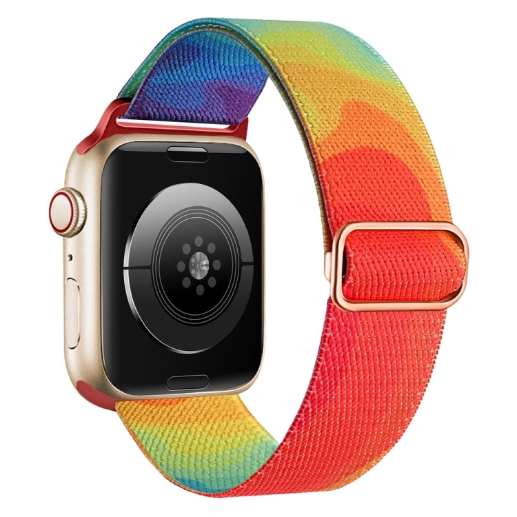 For Apple Watch 38mm Painted Pattern Nylon Replacement Watch Band(Liquid Colorful) - free shipping - PMc TechLife - Order now!