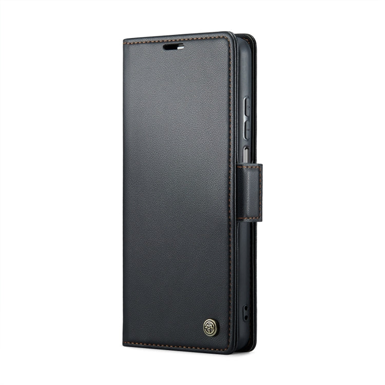 For Realme 10 Pro 5G CaseMe 023 Butterfly Buckle Litchi Texture RFID Anti-theft Leather Phone Case(Black) - Realme Cases by CaseMe | Online Shopping South Africa | PMC TechLife | Buy Now Pay Later Mobicred