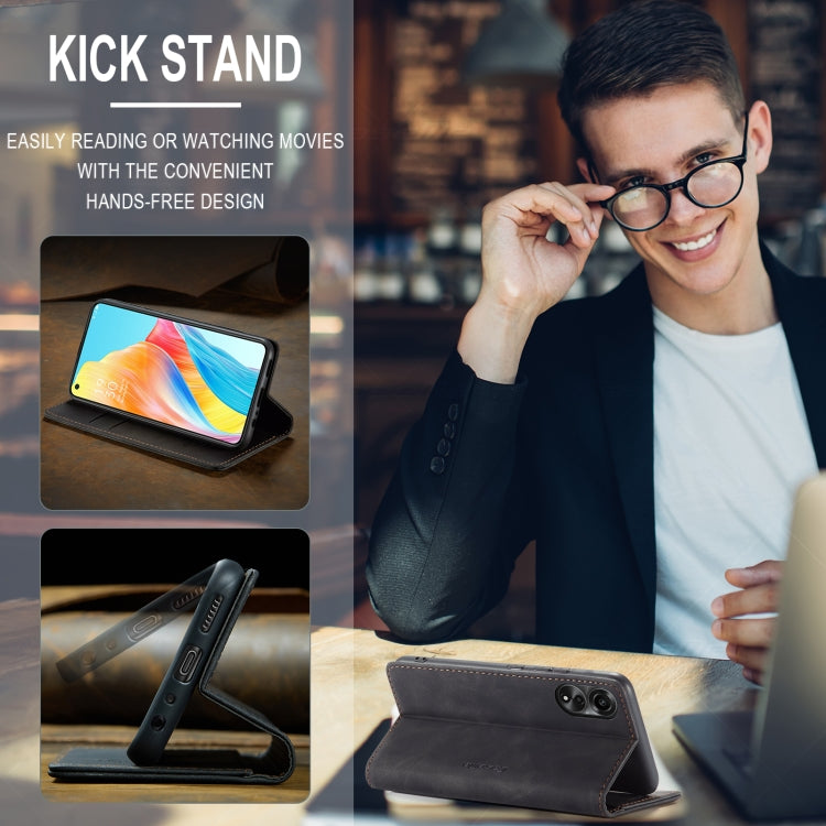 For OPPO A78 4G CaseMe 013 Multifunctional Horizontal Flip Leather Phone Case(Black) - OPPO Cases by CaseMe | Online Shopping South Africa | PMC TechLife