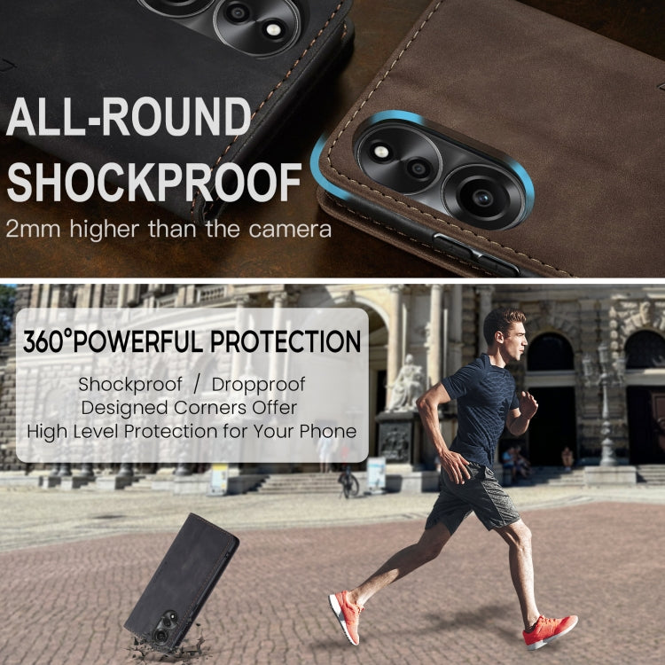 For OPPO A78 4G CaseMe 013 Multifunctional Horizontal Flip Leather Phone Case(Black) - OPPO Cases by CaseMe | Online Shopping South Africa | PMC TechLife