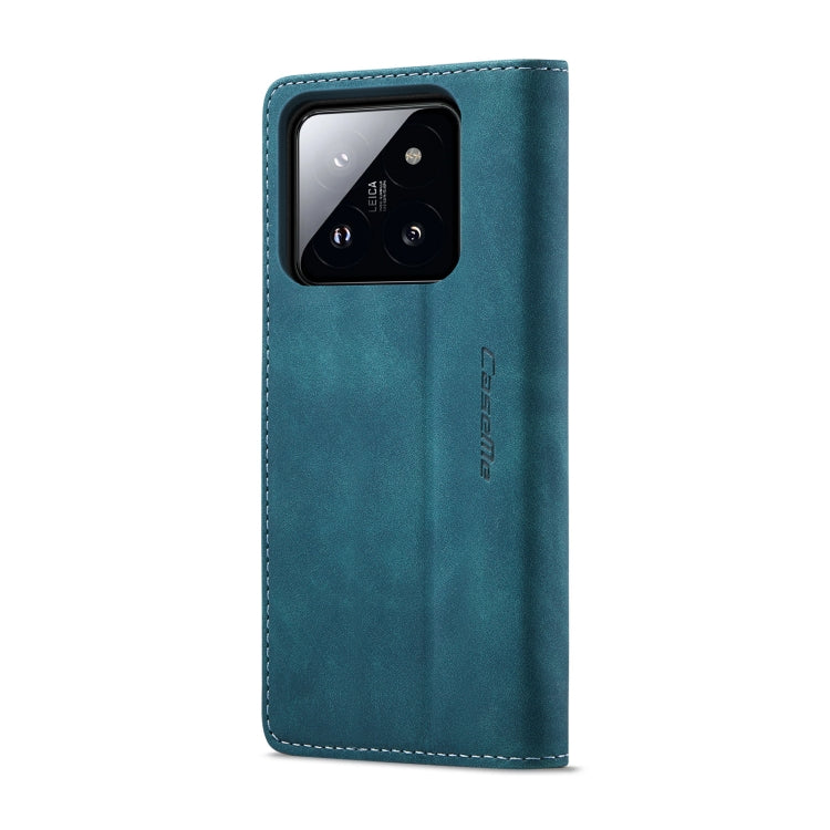 For Xiaomi 14 Pro CaseMe 013 Multifunctional Horizontal Flip Leather Phone Case(Blue) - free shipping - PMC Jewellery - Order now!