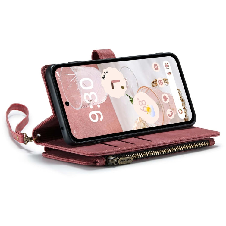 For Google Pixel 8a CaseMe C30 Multifunctional Leather Phone Case(Red) - free shipping - PMC Jewellery - Order now!