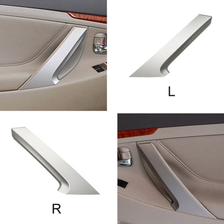For Toyota Camry 2006-2011 Left-hand Drive Car Door Inside Handle Cover 74646-06080, Type:Left Front(Silver) - Door Handles by PMC TechLife | Online Shopping South Africa | PMC TechLife | Buy Now Pay Later Mobicred