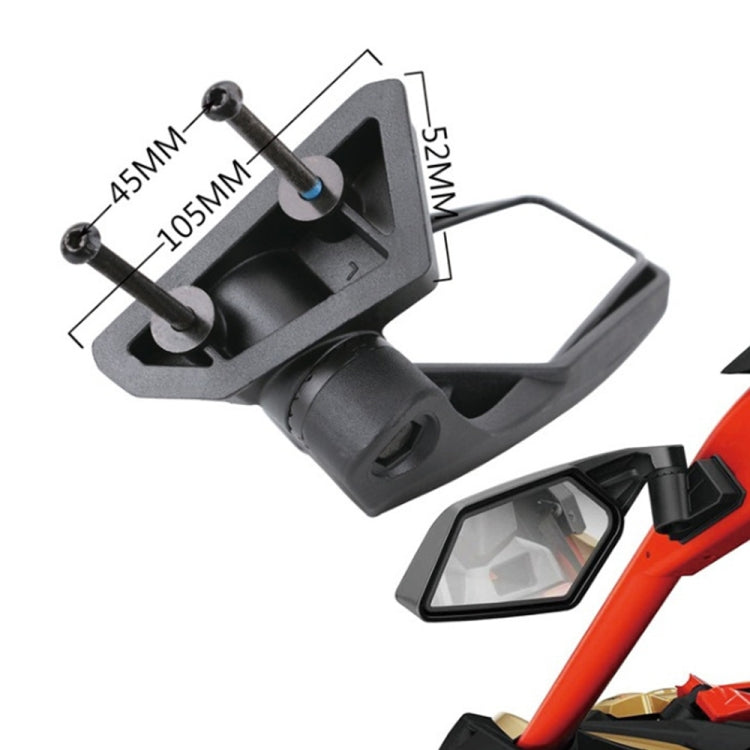 For Can-Am BRP UTV Maverick X3 Off-Road Vehicle Rearview Mirror, Model:UTV-17D - Convex Mirror & Accessories by PMC TechLife | Online Shopping South Africa | PMC TechLife | Buy Now Pay Later Mobicred