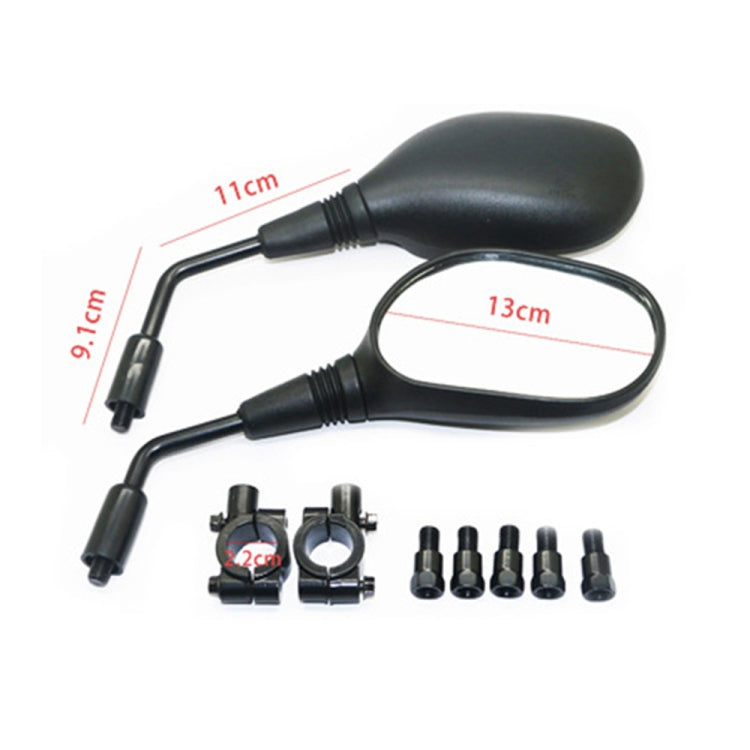 For Motorcycle / Electric Vehicle / UTV / ATV ZF001-176 Universal Rearview Mirror Reversing Mirror Reflective Mirror - free shipping - PMC TechLife - Order now!