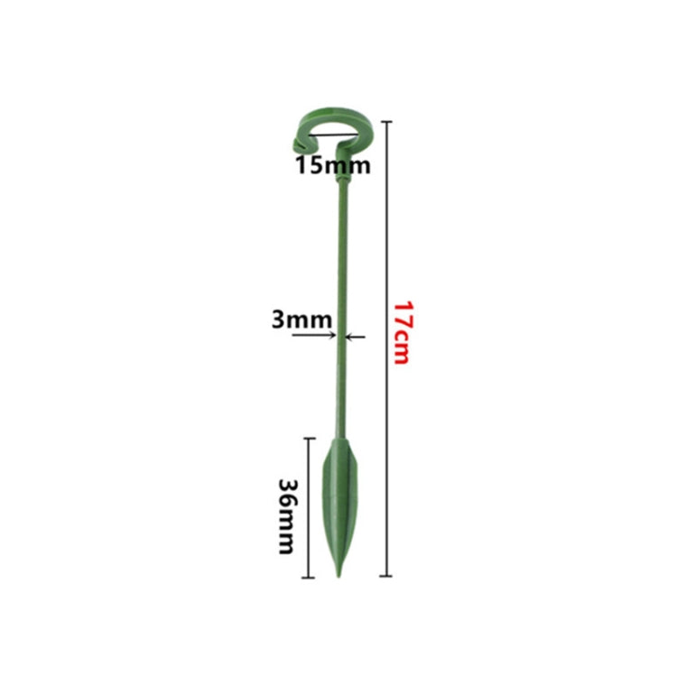 10pcs Plant Potted Flower Shape Support Rod Fixed Anti-lodging Leaf Guard Frame, Size:17cm - Shelves by PMC TechLife | Online Shopping South Africa | PMC TechLife