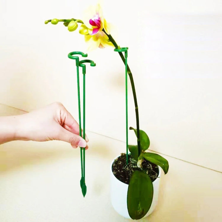 10pcs Plant Potted Flower Shape Support Rod Fixed Anti-lodging Leaf Guard Frame, Size:37cm - Shelves by PMC TechLife | Online Shopping South Africa | PMC TechLife