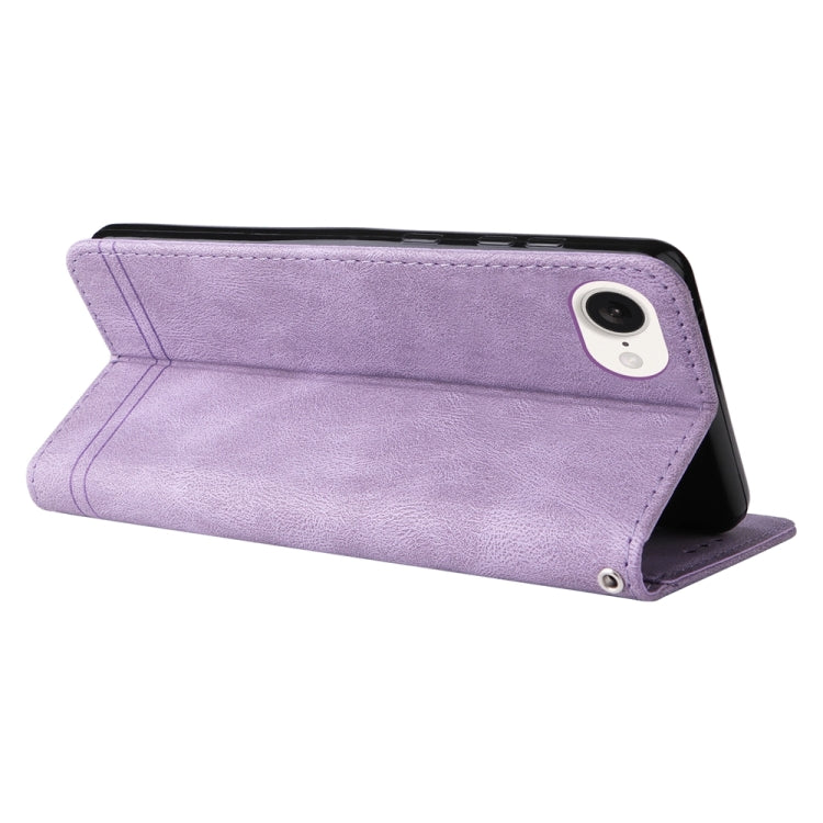 For iPhone 16e Skin Feel Life Tree Leather Phone Case(Purple) - iPhone 16e Cases by PMC TechLife | Online Shopping South Africa | PMC TechLife | Buy Now Pay Later Mobicred