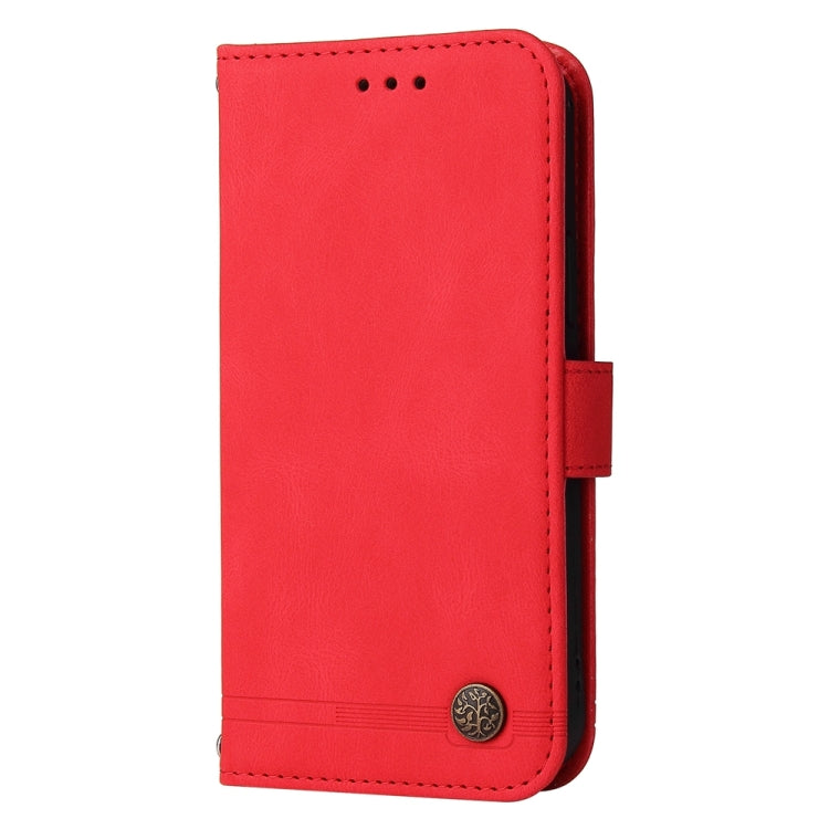 For iPhone 16 Pro Skin Feel Life Tree Leather Phone Case(Red) - iPhone 16 Pro Cases by PMC TechLife | Online Shopping South Africa | PMC TechLife | Buy Now Pay Later Mobicred